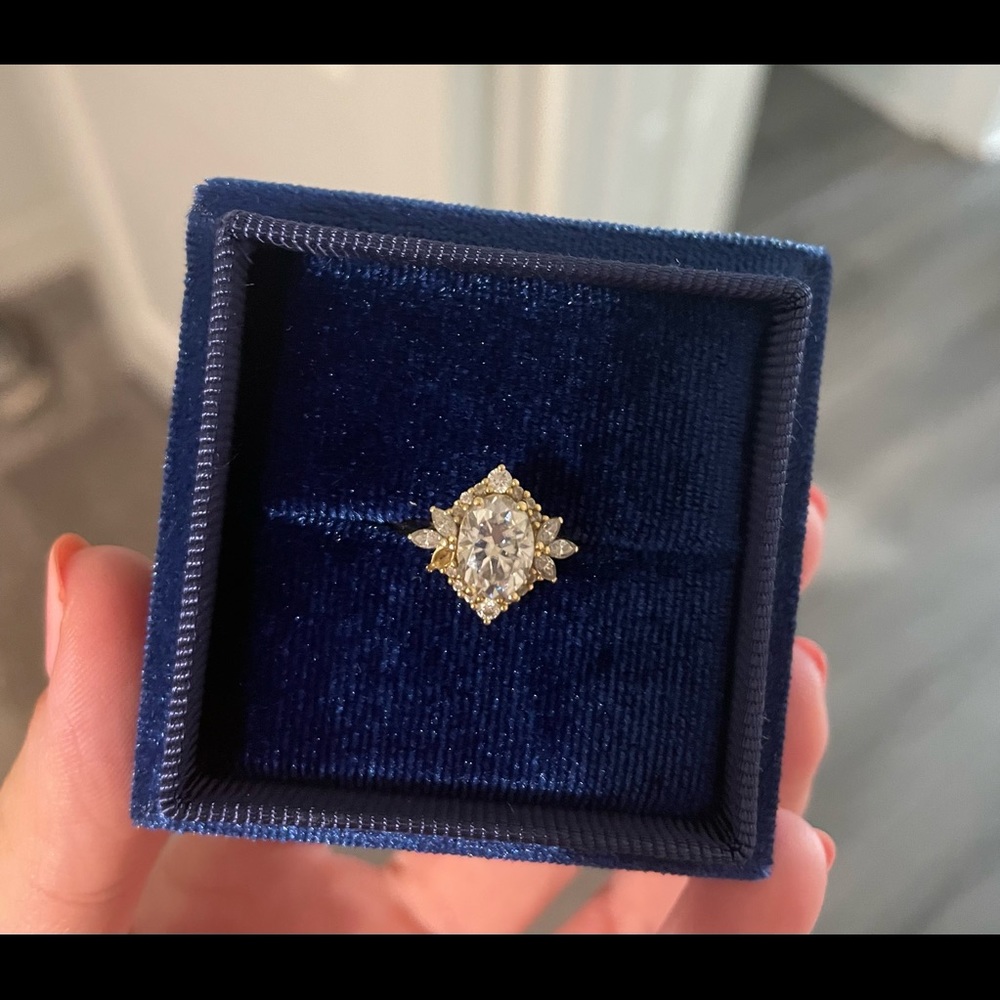 moissanite ring